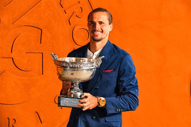 TENNIS : Photos officiel du Vainqueur - Roland Garros 2026 - Paris - 07 06 2026 Alexander Zverev (GER) ParisFrance  Copyright: xBaptistexAutissierx