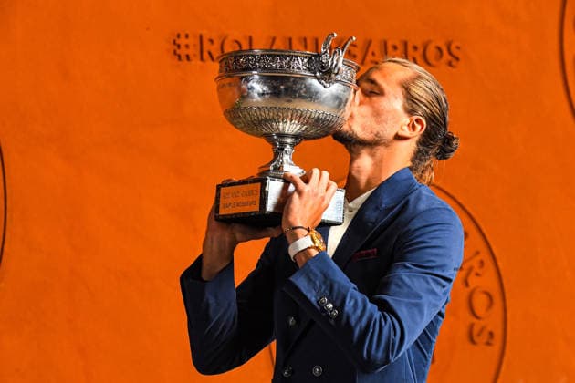 TENNIS : Photos officiel du Vainqueur - Roland Garros 2026 - Paris - 07 06 2026 Alexander Zverev (GER) ParisFrance  Copyright: xBaptistexAutissierx