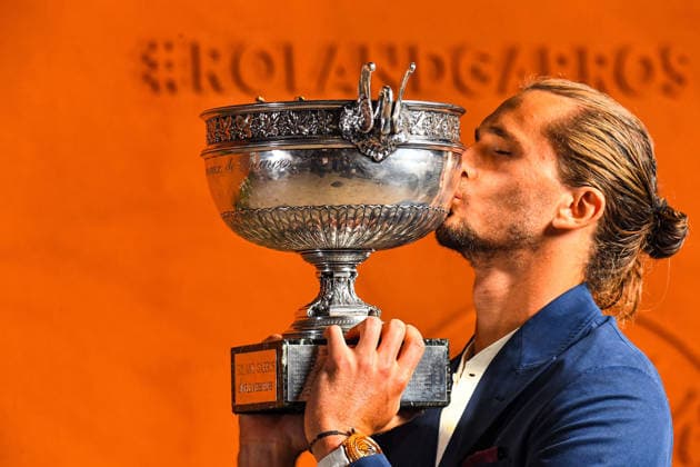 TENNIS : Photos officiel du Vainqueur - Roland Garros 2026 - Paris - 07 06 2026 Alexander Zverev (GER) ParisFrance  Copyright: xBaptistexAutissierx
