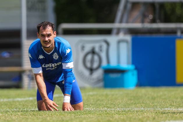 Fussball - Aufstiegsspiel RL SW - FC Eddersheim - FK 03 Pirmasens - 07.06.26, LUKA DIMITRIJEVIC (FKP), -