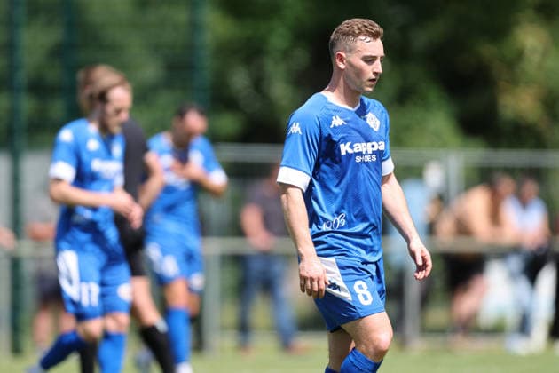 Fussball - Aufstiegsspiel RL SW - FC Eddersheim - FK 03 Pirmasens - 07.06.26, Frust pur bei LUCA EICHHORN (FKP), -