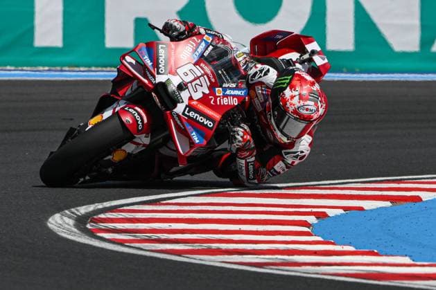 Races of MotoGP Grand Prix of Hungary at the Balaton Park circuit, Balaton, Hungary. June 07 2026 In picture: Francesco Bagnaia Carreras del Gran Premio de MotoGP de Hungria en el Circuito Balaton Park de Balaton, Hungria, 07 de Junio de 2026 POOL MotoGP.com Cordon Press Images will be for editorial use only. Mandatory credit: MotoGP.com Cordon Press Cordon Press 