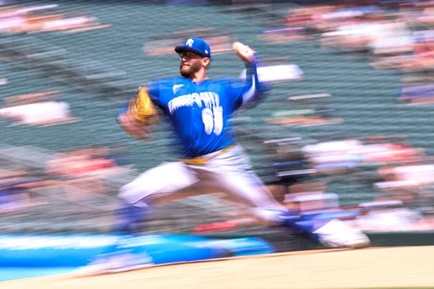 June 7, 2026, Minneapolis, Minnesota, USA: Kansas City Royals starting pitcher NOAH CAMERON (65) pitches in the second inning during a MLB, Baseball Herren, USA Baseball game between the Kansas City Royals and the Minnesota Twins at Target Field in Minneapolis, Minnesota on June 7th, 2026. The Royals defeated the Twins 6-5. ZUMA Press Wire. Minneapolis USA - ZUMAg254 20260607_zsp_g254_071 Copyright: xStevenxGarciax