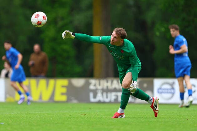 1 Marlon Vogt (Blumenthaler SV) Fußball I Herren I Aufstiegsrunde zur Regionalliga Nord I Saison 2025-2026 I 3. Spiel I Eimsbütteler TV - Blumenthaler SV I 07.06.2026 I A-Platz Heeslingen