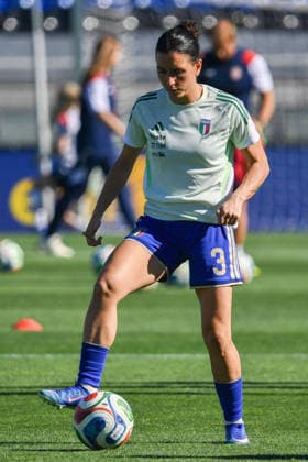 FOOTBALL - FIFA World Cup, WM, Weltmeisterschaft, Fussball - Qualifiers - Italy vs Serbia Photo by IPA ABACAPRESS.COM85455537 - Lucia Di Guglielmo (Italy) during Qualifiers - Italy vs Serbia, FIFA World Cup match in Pisa, Italy, June 05 2026 Pisa Italy Copyright: xIPAxSport ABACAx