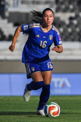 FOOTBALL - FIFA World Cup, WM, Weltmeisterschaft, Fussball - Qualifiers - Italy vs Serbia Photo by IPA ABACAPRESS.COM85455557 - Giulia Dragoni (Italy) during Qualifiers - Italy vs Serbia, FIFA World Cup match in Pisa, Italy, June 05 2026 Pisa Italy Copyright: xIPAxSport ABACAx