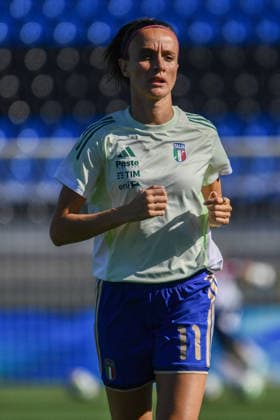 FOOTBALL - FIFA World Cup, WM, Weltmeisterschaft, Fussball - Qualifiers - Italy vs Serbia Photo by IPA ABACAPRESS.COM85455577 - Barbara Bonansea (Italy) during Qualifiers - Italy vs Serbia, FIFA World Cup match in Pisa, Italy, June 05 2026 Pisa Italy Copyright: xIPAxSport ABACAx