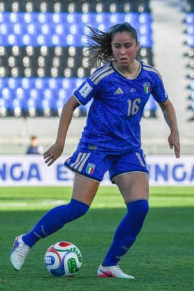 FOOTBALL - FIFA World Cup, WM, Weltmeisterschaft, Fussball - Qualifiers - Italy vs Serbia Photo by IPA ABACAPRESS.COM85455543 - Giulia Dragoni (Italy) during Qualifiers - Italy vs Serbia, FIFA World Cup match in Pisa, Italy, June 05 2026 Pisa Italy Copyright: xIPAxSport ABACAx