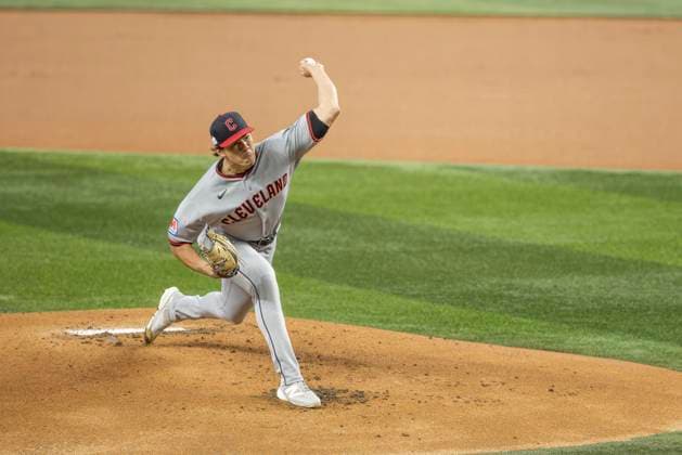 June 7, 2026, Arlington, Texas, USA: Cleveland Guardians pitcher JOEY CANTILLO (54) during a MLB, Baseball Herren, USA game between the Cleveland Guardians and Texas Rangers at Globe Life Field. Texas wins 10-0. Arlington USA - ZUMAf180 20260607_zsp_f180_015 Copyright: xMarkxFannx