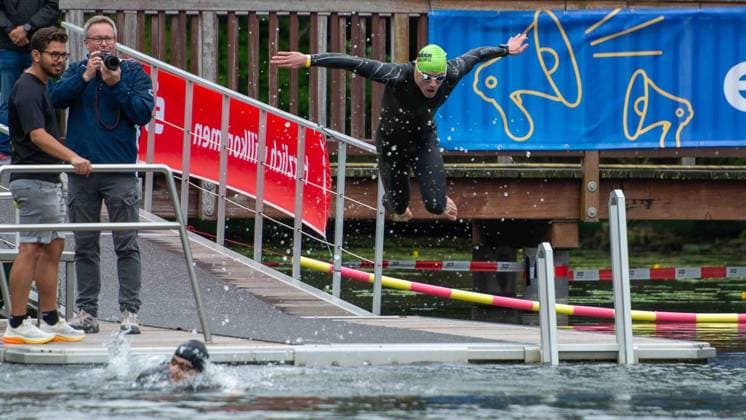 Erster Enni-Triathlon Moers - aktualisiert ** NUR FÜR REDAKTIONELLE ZWECKE ** EDITORIAL USE ONLY **<p>, beim ersten Enni-Triathlon am Sonntag, den 07.06.2026, in Moers. Deutschland NRW Moers Copyright: ChristianxCreon
