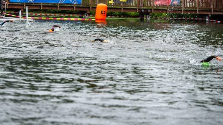 Erster Enni-Triathlon Moers - aktualisiert ** NUR FÜR REDAKTIONELLE ZWECKE ** EDITORIAL USE ONLY **<p>, beim ersten Enni-Triathlon am Sonntag, den 07.06.2026, in Moers. Deutschland NRW Moers Copyright: ChristianxCreon