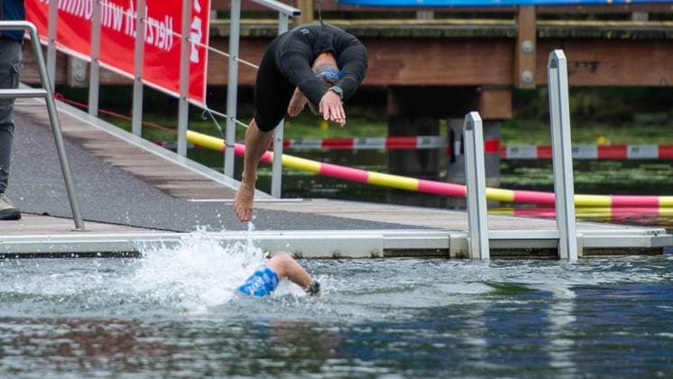 Erster Enni-Triathlon Moers - aktualisiert ** NUR FÜR REDAKTIONELLE ZWECKE ** EDITORIAL USE ONLY **<p>, beim ersten Enni-Triathlon am Sonntag, den 07.06.2026, in Moers. Deutschland NRW Moers Copyright: ChristianxCreon