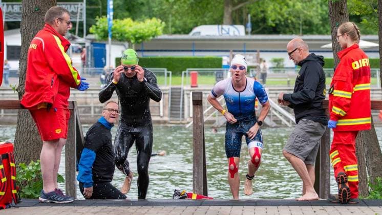 Erster Enni-Triathlon Moers ** NUR FÜR REDAKTIONELLE ZWECKE ** EDITORIAL USE ONLY **<p>, beim ersten Enni-Triathlon am Sonntag, den 07.06.2026, in Moers. Deutschland NRW Moers Copyright: ChristianxCreon
