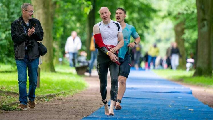 Erster Enni-Triathlon Moers ** NUR FÜR REDAKTIONELLE ZWECKE ** EDITORIAL USE ONLY **<p>, beim ersten Enni-Triathlon am Sonntag, den 07.06.2026, in Moers. Deutschland NRW Moers Copyright: ChristianxCreon