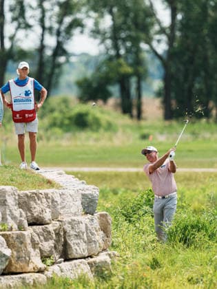 PGA, Golf Herren Tour Champions: American Family Insurance Championship - Final Round MADISON, WI - JUNE 7: Cameron Percy hits a golf ball from the rough on hole two during the PGA Tour Champions: American Family Insurance Championship - Final Round at TPC Wisconsin on June 7, 2026 in Madison, Wisconsin. Madison TPC Wisconsin WI United States Copyright: xRossxHarried ISIxPhotosx 9314