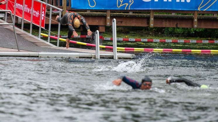 Erster Enni-Triathlon Moers - aktualisiert ** NUR FÜR REDAKTIONELLE ZWECKE ** EDITORIAL USE ONLY **<p>, beim ersten Enni-Triathlon am Sonntag, den 07.06.2026, in Moers. Deutschland NRW Moers Copyright: ChristianxCreon