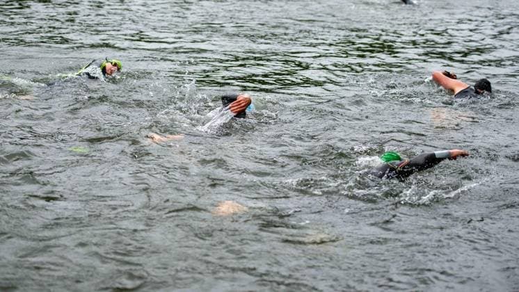 Erster Enni-Triathlon Moers - aktualisiert ** NUR FÜR REDAKTIONELLE ZWECKE ** EDITORIAL USE ONLY **<p>, beim ersten Enni-Triathlon am Sonntag, den 07.06.2026, in Moers. Deutschland NRW Moers Copyright: ChristianxCreon