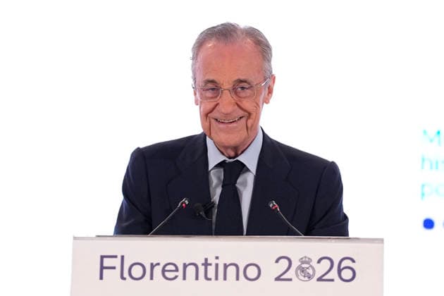 June 8, 2026, Madrid, Madrid, Spain: Florentino Perez attends the Media after winning the Real MadridÃ¢â‚¬â ¢s presidential election day at Eurobuilding Hotel on June 08, 2026 in Madrid, Spain. Madrid Spain - ZUMAa181 20260608_zaa_a181_008 Copyright: xOscarxJ.xBarrosox