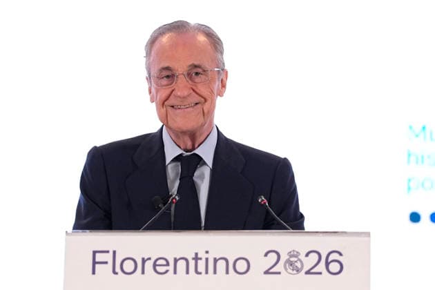 June 8, 2026, Madrid, Madrid, Spain: Florentino Perez attends the Media after winning the Real MadridÃ¢â‚¬â ¢s presidential election day at Eurobuilding Hotel on June 08, 2026 in Madrid, Spain. Presidential Election Day At Real Madrid  - ZUMAa181 20260608_zaa_a181_011 Copyright: xOscarxJ.xBarrosox