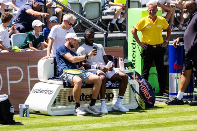 07.06.26 Boss Open Stuttgart Deutschland, Stuttgart, 07.06.2026, Tennis, Boss Open Stuttgart: Frances Tiafoe (USA).