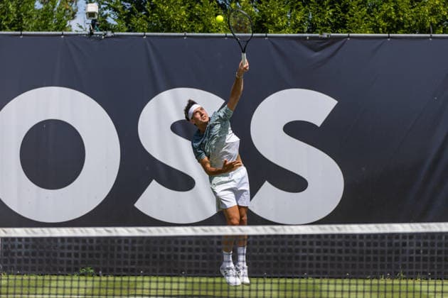 07.06.26 Boss Open Stuttgart Deutschland, Stuttgart, 07.06.2026, Tennis, Boss Open Stuttgart: Marc-Andrea Huesler (Schweiz).