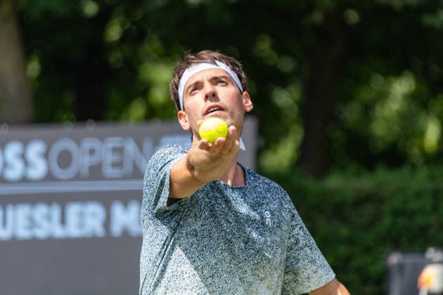 07.06.26 Boss Open Stuttgart Deutschland, Stuttgart, 07.06.2026, Tennis, Boss Open Stuttgart: Marc-Andrea Huesler (Schweiz).