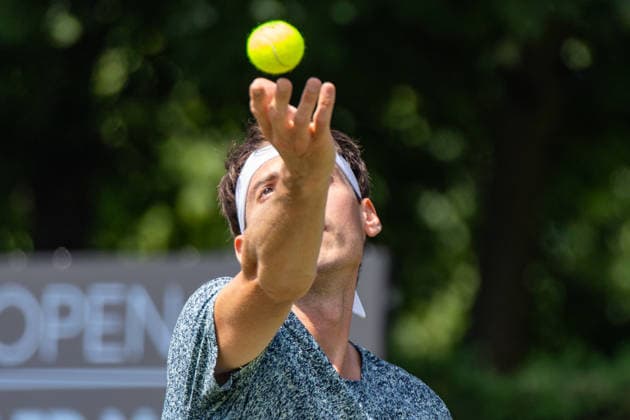 07.06.26 Boss Open Stuttgart Deutschland, Stuttgart, 07.06.2026, Tennis, Boss Open Stuttgart: Marc-Andrea Huesler (Schweiz).