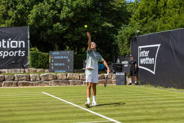 07.06.26 Boss Open Stuttgart Deutschland, Stuttgart, 07.06.2026, Tennis, Boss Open Stuttgart: Marc-Andrea Huesler (Schweiz).