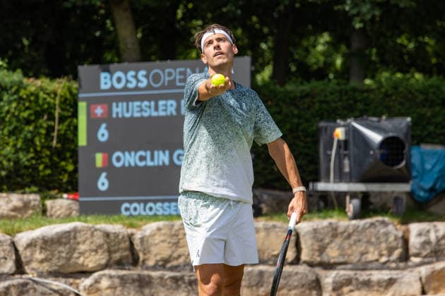 07.06.26 Boss Open Stuttgart Deutschland, Stuttgart, 07.06.2026, Tennis, Boss Open Stuttgart: Marc-Andrea Huesler (Schweiz).