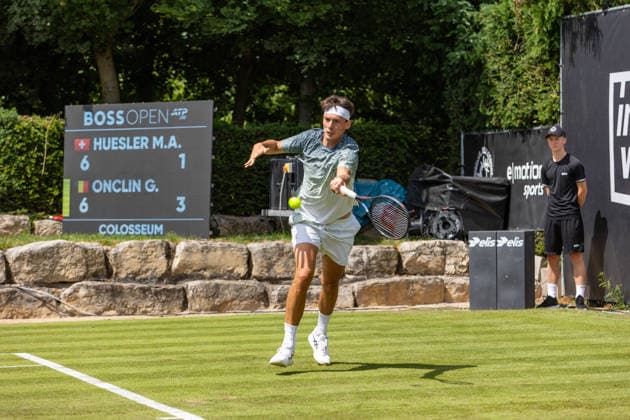 07.06.26 Boss Open Stuttgart Deutschland, Stuttgart, 07.06.2026, Tennis, Boss Open Stuttgart: Marc-Andrea Huesler (Schweiz).