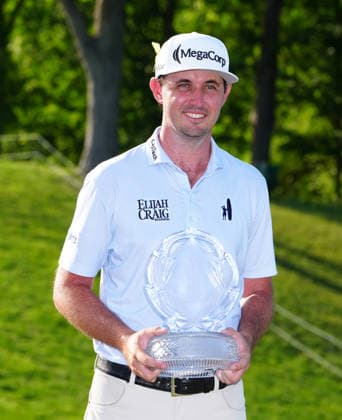 DUBLIN, OH - JUNE 07: PGA, Golf Herren golfer J.T. Poston poses with the trophy on June 7, 2026 after winning the Memorial Tournament presented by Workday at Muirfield Village Golf Club in Dublin, Ohio. (Photo by Brian Spurlock Icon Sportswire) GOLF: JUN 07 PGA the Memorial Tournament presented by Workday EDITORIAL USE ONLY Icon26060729
