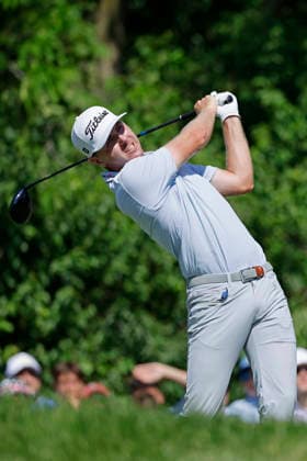 DUBLIN, OH - JUNE 07: Ryan Gerard of United States of America plays a tee shot at the fifteenth hole during the final round of the Memorial Tournament presented by Workday 2026 on June 07, 2026 at Muirfield Village Golf Club in Dublin, Ohio. (Photo by Joe Robbins Icon Sportswire) GOLF: JUN 07 PGA, Golf Herren the Memorial Tournament presented by Workday EDITORIAL USE ONLY Icon5732606070214