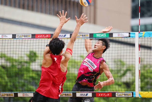 Yusuke Ishijima, JUNE 7, 2026 - Beach volleyball, Beachvolleyball : Japan Beach Volleyball Tour 2026, Round 2, Men s Final at Grand Front Osaka, Osaka, Japan. Noxthirdxpartyxsales  aflo_333564398 NaokixMoritax