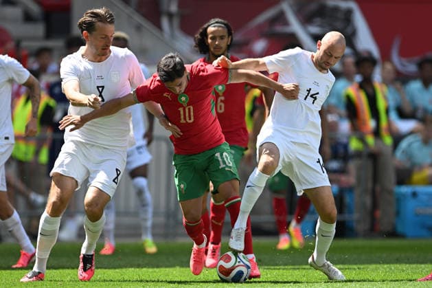 June 7, 2026, Harrison, New Jersey, USA: Morocco forward BRAHIM DIAZ (10) in action during the Road to 26 International Friendly, Länderspiel, Nationalmannschaft match at Sports Illustrated Stadium in Harrison New Jersey Norway draws with Morocco 1 to 1 Soccer 2026: Norway 1:1 Morocco  - ZUMAa301 20260607_aaf_a301_042 Copyright: xBrooksxVonxArxx