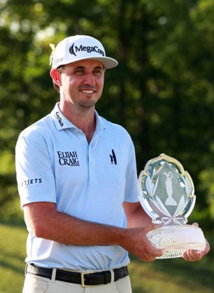 Memorial Tournament presented by Workday DUBLIN, OH - JUNE 07: J.T. Poston of Hickory, North Carolina holds the trophy after winning in a playoff during the final round of the Memorial Tournament presented by Workday at Muirfield Village Golf Club on June 7, 2026 in Dublin, Ohio. Dublin Ohio United States  Copyright: xAmyxLemusx originalFilename:lemus-memorial260607_npEeO.jpg