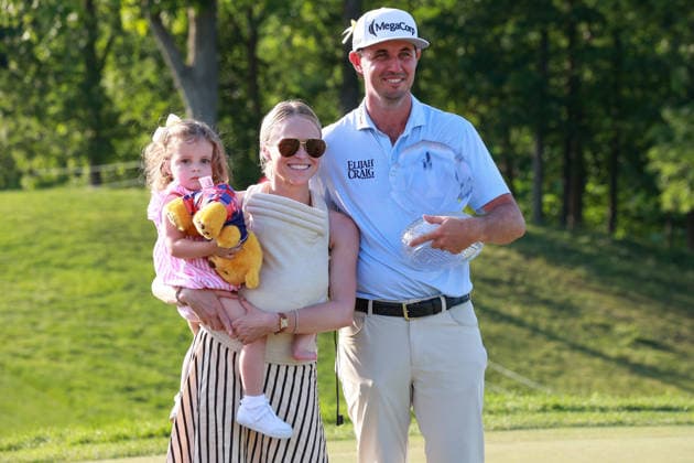 Memorial Tournament presented by Workday DUBLIN, OH - JUNE 07: J.T. Poston of Hickory, North Carolina holds the trophy while standing with his family after winning in a playoff during the final round of the Memorial Tournament presented by Workday at Muirfield Village Golf Club on June 7, 2026 in Dublin, Ohio. Dublin Ohio United States  Copyright: xAmyxLemusx originalFilename:lemus-memorial260607_npi3K.jpg
