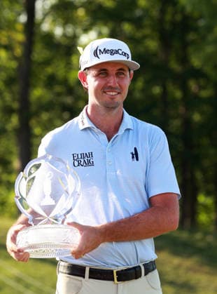 Memorial Tournament presented by Workday DUBLIN, OH - JUNE 07: J.T. Poston of Hickory, North Carolina holds the trophy after winning in a playoff during the final round of the Memorial Tournament presented by Workday at Muirfield Village Golf Club on June 7, 2026 in Dublin, Ohio. Dublin Ohio United States  Copyright: xAmyxLemusx originalFilename:lemus-memorial260607_npTFb.jpg