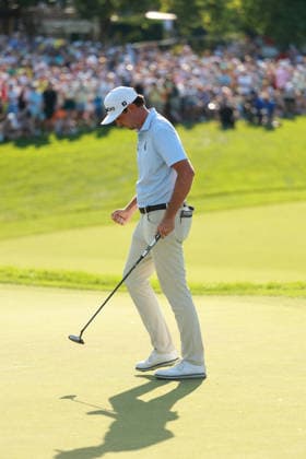 The Memorial Tournament DUBLIN, OHIO - JUNE 07: J.T. Poston reacts to his winniong putt on the 18th gree on a second playoff hole during the final round of The Memorial Tournament presented by Workday at Muirfield Village Golf Club in Dublin, Ohio, USA on Sunday, June 7, 2026. Dublin Ohio United States  Copyright: xJorgexLemusx originalFilename:lemus-thememor260607_npdVK.jpg