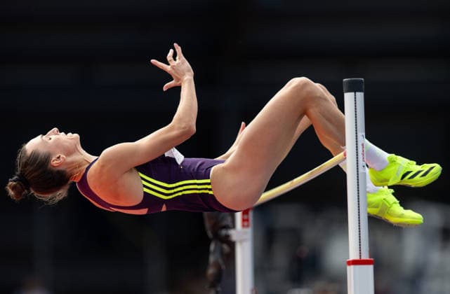 Halina Konopacka Classic 2026 Lia Apostolovski during Halina Konopacka Classic 2026 meeting, World Athletic Continental Tour Bronze in Warsaw, Poland, on June 7, 2026 Warsaw Poland  Copyright: xFotoxOlimpikx originalFilename:jastrzebowski-halinako260608_npNTc.jpg