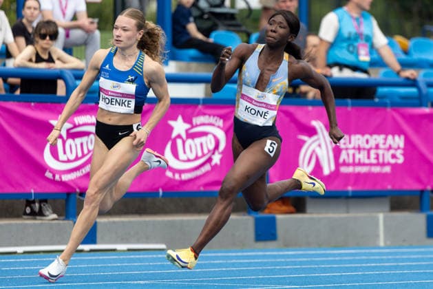 Halina Konopacka Classic 2026 Fabienne Hoenke, Maboundou Kone during Halina Konopacka Classic 2026 meeting, World Athletic Continental Tour Bronze in Warsaw, Poland, on June 7, 2026 Warsaw Poland  Copyright: xFotoxOlimpikx originalFilename:jastrzebowski-halinako260608_npdp0.jpg