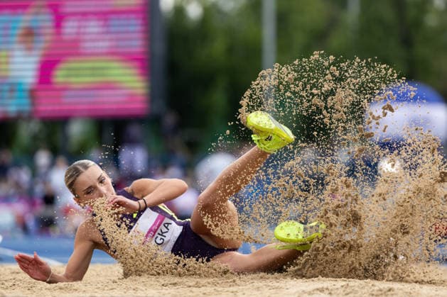 Halina Konopacka Classic 2026 Andriana Gkogka during Halina Konopacka Classic 2026 meeting, World Athletic Continental Tour Bronze in Warsaw, Poland, on June 7, 2026 Warsaw Poland  Copyright: xFotoxOlimpikx originalFilename:jastrzebowski-halinako260608_npyrY.jpg