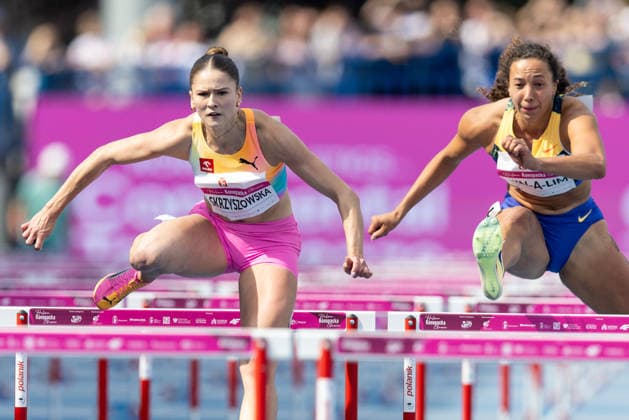Halina Konopacka Classic 2026 Pia Skrzyszowska, Maayke Tjin A-Lim during Halina Konopacka Classic 2026 meeting, World Athletic Continental Tour Bronze in Warsaw, Poland, on June 7, 2026 Warsaw Poland  Copyright: xFotoxOlimpikx originalFilename:jastrzebowski-halinako260608_npl4f.jpg