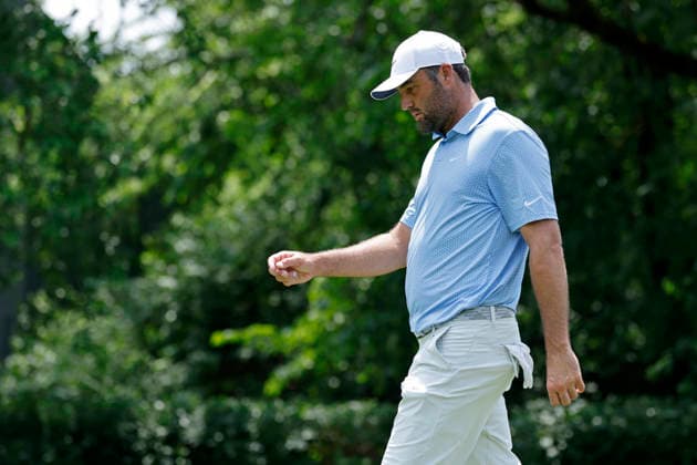 DUBLIN, OH - JUNE 07: Scottie Scheffler of United States of America walks to the fairway after playing a tee shot at the second hole during the final round of the Memorial Tournament presented by Workday 2026 on June 07, 2026 at Muirfield Village Golf Club in Dublin, Ohio. (Photo by Joe Robbins Icon Sportswire) GOLF: JUN 07 PGA, Golf Herren the Memorial Tournament presented by Workday EDITORIAL USE ONLY Icon5732606070484