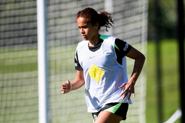 SOCCER MATILDAS TRAINING, Mary Fowler during a Matildas training session at Sky Park, in Sydney, Monday, June 8, 2026. ( NO ARCHIVING SYDNEY NEW SOUTH WALES AUSTRALIA  Copyright: xBIANCAxDExMARCHIx 20260608160559339338