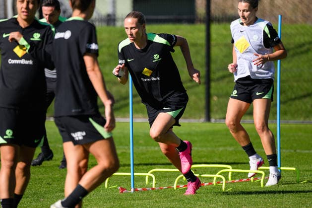 SOCCER MATILDAS TRAINING, Emily van Egmond during a Matildas training session at Sky Park, in Sydney, Monday, June 8, 2026. ( NO ARCHIVING SYDNEY NEW SOUTH WALES AUSTRALIA  Copyright: xBIANCAxDExMARCHIx 20260608124887152294