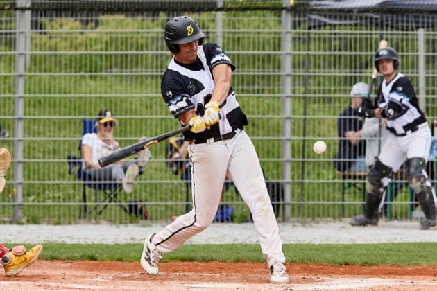 Deutsche Baseball Liga (DBL), München-Haar Disciples vs Stuttgart Reds, Haar Disciples, Stuttgart Reds, 2026-06-07 in München-Haar (Ballpark Eglfing) RADOVIC Bernd (München-Haar Disciples Left Fielder Nr71-HAA71) sportworld München-Haar Ballpark Eglfing Bayern Deutschland