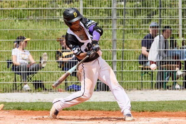 Deutsche Baseball Liga (DBL), München-Haar Disciples vs Stuttgart Reds, Haar Disciples, Stuttgart Reds, 2026-06-07 in München-Haar (Ballpark Eglfing) BRICENO Francisco Severo Riestra (München-Haar Disciples Shortstop, Second Baseman Nr44-HAA44) sportworld München-Haar Ballpark Eglfing Bayern Deutschland