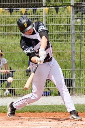 Deutsche Baseball Liga (DBL), München-Haar Disciples vs Stuttgart Reds, Haar Disciples, Stuttgart Reds, 2026-06-07 in München-Haar (Ballpark Eglfing) BROSKE Moritz (München-Haar Disciples First Baseman, Third Baseman Nr87-HAA87) sportworld München-Haar Ballpark Eglfing Bayern Deutschland