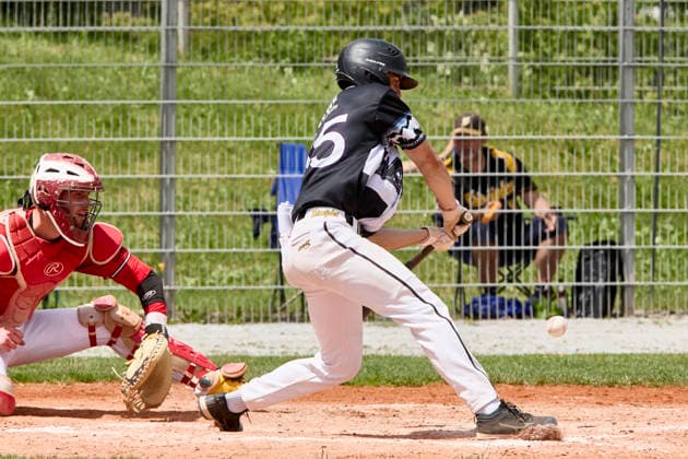 Deutsche Baseball Liga (DBL), München-Haar Disciples vs Stuttgart Reds, Haar Disciples, Stuttgart Reds, 2026-06-07 in München-Haar (Ballpark Eglfing) WEINSTEIGER Simon (München-Haar Disciples Right Fielder, Pitcher Nr55-HAA55) sportworld München-Haar Ballpark Eglfing Bayern Deutschland