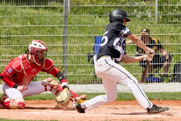 Deutsche Baseball Liga (DBL), München-Haar Disciples vs Stuttgart Reds, Haar Disciples, Stuttgart Reds, 2026-06-07 in München-Haar (Ballpark Eglfing) WEINSTEIGER Simon (München-Haar Disciples Right Fielder, Pitcher Nr55-HAA55) sportworld München-Haar Ballpark Eglfing Bayern Deutschland